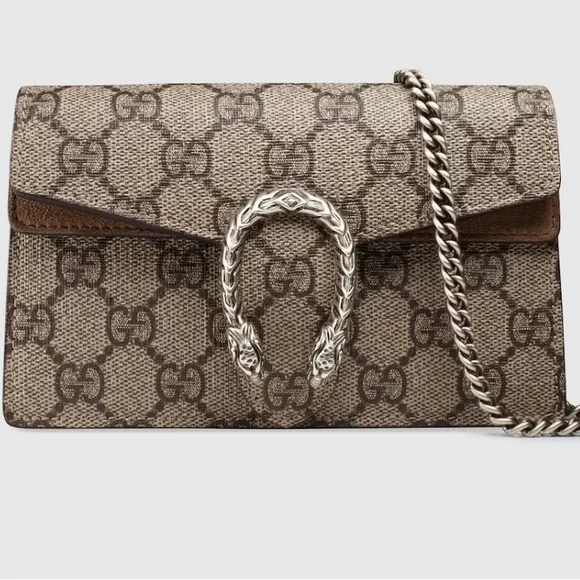 Gucci Deionysus Tan and Silver Crossbody Bag - Picture 1 of 5